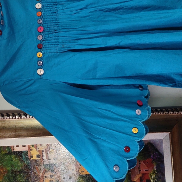 Hippy Indy Embellished Button Front Top - Picture 6 of 7